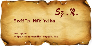 Szép Mónika névjegykártya